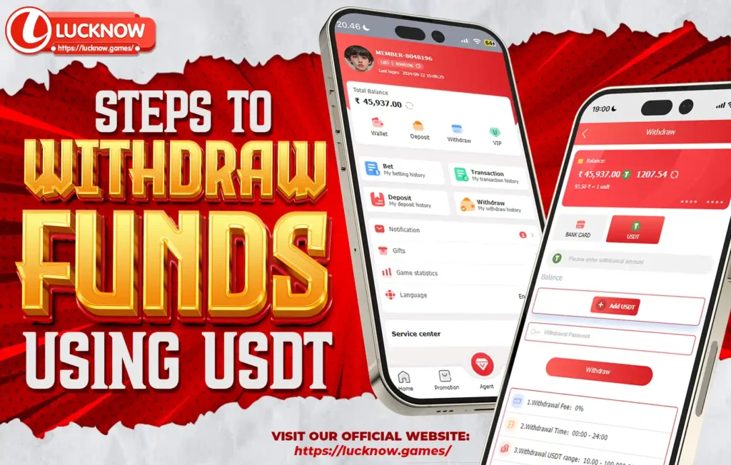 steps to withdraw funds using usdt